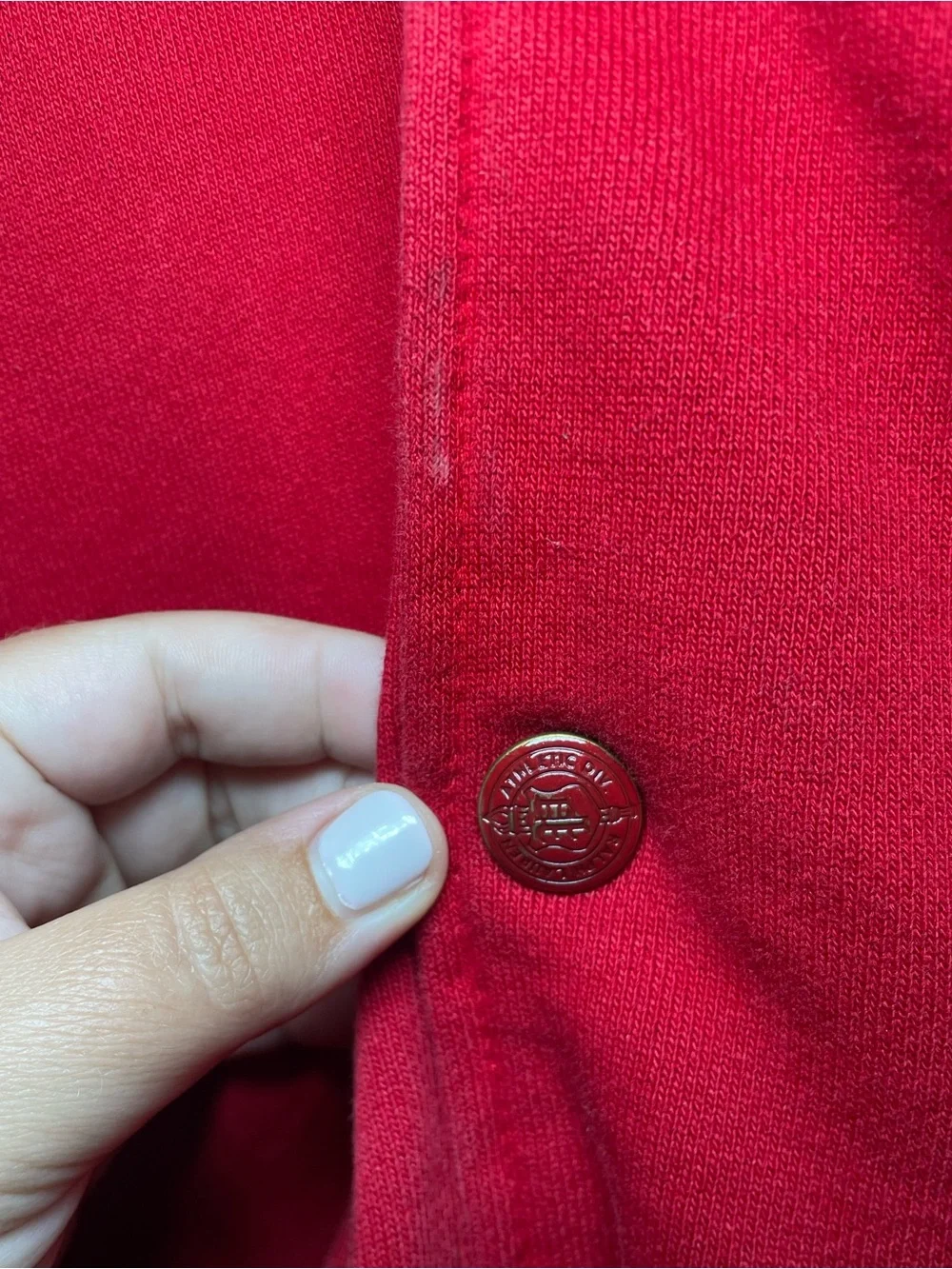 Vintage Polo Ralph Lauren Varsity Jacket Indian Head Chief Champs Red Size M